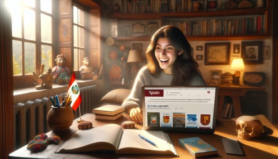 Conoce dónde encontrar becas 2024 para peruanos en España
